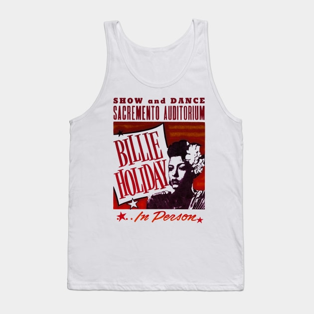 billie holiday concert graphic Tank Top by HAPPY TRIP PRESS